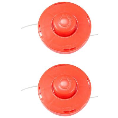 2x Rasentrimmer Doppel-Fadenkopf Motorsense Trimmerkopf M10x1,25mm links für Demon RQ415, RQ430, Image