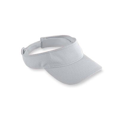 Augusta Sportswear 6228 Youth Athletic Mesh Visor in Silver Grey | Polyester