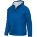 Augusta Sportswear AG3102 Hooded Coach's Jacket in Royal Blue size 2XL | Polyester 3102