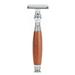 Classic Style Wooden Handle Double Blade Manual Razor for Man s Home Use 3#