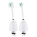 E-Series Compact Brush Heads Compatible with Philips Sonicare E-Series Essence Xtreme Elite and Advance Tootbhrush - Pack of 2