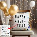 Personalized Happy New Year Decorations Pillow Cover Add your Image Personalized Photo Design Picture Fashion Casual Pillowcase Cushion Cover 1pc women/men Personalized Valentine Gift Custom Made