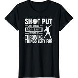 Track and Field Powerhouse: Dominate Shot Put with our Strength-Boosting Tee!