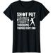 Track and Field Powerhouse: Dominate Shot Put with our Strength-Boosting Tee!