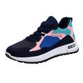 KaLI_store Casual Sneakers for Women Womens Air Running Shoes Women Sneakers Non Slip Womens Tennis Shoes Blue 6.5