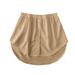 Ploknplq Maxi Skirts for Women Mini Skirt 2022 Fashion Women Versatile Shirt Sweater Skirt Overlay Bottom Half and Plaid Womens Mini Skirts Khaki Dress for Women Tennis Skirt Mini Dress Khaki L