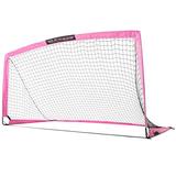 Franklin Sports Blackhawk Portable Soccer Goal - Pop-Up Soccer Goal and Net - Indoor or Outdoor Soccer Goal - 6â€™6â€� x 3â€™3â€� - Pink Model Number: 31569X