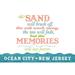 Ocean City New Jersey Beach Memories Last Forever (24x36 Giclee Gallery Art Print Vivid Textured Wall Decor)