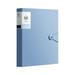 YOLOKE Folders With Pockets Folder Book Report Covers Clear Book File Art Portfolio For Artwork Sheet Protector Document Organizer Folder Folders Files Organizer(Sky Blue)
