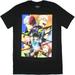 Bioworld My Hero Academia Shirt Men s Character Poster T-Shirt Leisure classic creativity Top Funny Graphic Tee For Men & Women