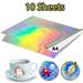 A4 Glossy Matte Printable Vinyl Sticker Paper 10 Sheets Self-adhesive Copy Paper for Inkjet printer DIY Crafts Waterproof paper Holographic