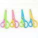 4 Toddler Scissors Safety Scissors For Kids Plastic Children Safety Scissors Dual Color Preschool Training Scissors For Cutting Tools Paper Craft Supplies