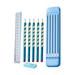 Gheawn Office&Craft&Stationery Clearance Stationery Kit Includes 5 X Pencils Eraser Ruler Compact ABS Pen for Case Closure for Students Kids Pencil Eraser Set for Kids Pencil Eraser Set Gift