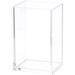 Clear Acrylic Pencil Pen Holder Cup - Versatile Makeup Brush and Desk Accessories Organizer (1 Pack) -