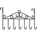 Over The Door Hook Over Door Towel Rack Over The Door Coat Rack Door Hanger Door Coat Hanger Door Hooks for Hanging Clothes Hanging Storage Rack for Hat Robe Towels Hooks Behind Back of Bathroom