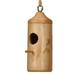 Yyeselk Bird House Bird Feeder Wooden Exterior Hanging Indoor and Outdoor Garden Decoration Bird House Hut Birdhouse for Garden Cottages New Colourful Bird Houses Decorative Hanging