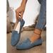 ASWMXR Fashionable Ladiesâ€˜ Round-toe Flat Shoes Minimalist Loafers