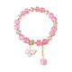 Soug IUYQY Colorful Ceramic Crystal Beaded Bracelets Handmade Butterfly Charm Stretch Bracelets Jewelry Gifts Friendship C7Z1 For Kids New