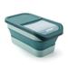 Dog Food Storage Container Foldable Pet Food Container With Sliding Lid Airtight Cat Food Container Foldable Kitchen Rice Storage Container
