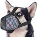 Dog Muzzle Soft Dog Muzzle for Small Medium Large Size Dogs Mesh Printed Full Coverage Muzzle Health Guard Dog Muzzle Prevent Biting Chewing Licking Breathable Dog Mouth Cage for Large Breed Dog XL