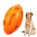 Oneisall Rubber Dog Toys for Aggressive Chewers 5.4 inch Dog Teeth Cleaning Toothbrush Dog Chew Toys for Aggressive Chewers Dog Gifts for Shepherds Labrador Golden Retrievers Pitbulls - Orange