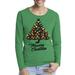 Awkward Styles Meowee Christmas Sweater Ugly Xmas Long Sleeve T-Shirt for Women Cat Tree
