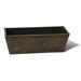 Algreen 7 x 7.5 x 20 in. Valencia Rectangle Windowsill Planter Chocolate