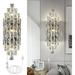 Modern Plug in Wall Sconce Wall Sconces Indoor Wall Lamp for Bedroom Chrome Light Fixture with Plug in Switch Vanity Wall Mount Lamps for Living Room Bedroom Bathroom Bedside Hallway