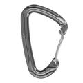 DShaped Safety Carabiner Climbing Hiking Lock Hook 2500kg Bearing Outdoor Supplies Gray