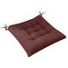 Jubipavy 14.96*14.96in Solid-color Soft Polyester Cushion Indoor Outdoor Garden Patio Home Kitchen Office Chair Seat Cushion for Relaxtion and Leisure