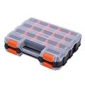 Gheawn Tool Bag Clearance Double Sided Portable Plastic Hardware Tools Accessories Box Electronic Components Sorting Box Parts Box Storage Box