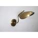 Vintage Style Mid Century Brass Curved Wall Lamp Elegant Lighting