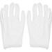Eease 6 Pairs Jewelry Checking Gloves Cotton Gloves Work Gloves Coin Inspection Gloves