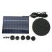 PH0918 9V 2W Solar Powered Water Pump Mini Solar Power Fountain for Water Circulation