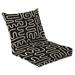 Outdoor Deep Seat Cushion Set 24 x 24 Aesthetic contemporary seamless pattern beige abstract playful lines Deep Seat Back Cushion Fade Resistant Lounge Chair Sofa Cushion Patio Furniture Cushion