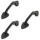 3pcs Cast Iron Patio Door Handle Replacement Door Handle Internal Shed Door Handle