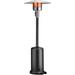 Outdoor Patio Heater Propane Powder Coated 46000BTU Tall Standing Portable Electric Gas Heaters for Outdoor Use with Wheels