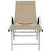 Andoer parcel And Aluminum X 24 Chaise Chair Poolside Patio Aluminum Frame Patio Balcony Sun Patio Chaise Adjustable Chaise Cream Vidaxl Patio Chair 24 X Chair Patio FurniturePatio (67-76) X