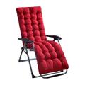 Lounge Chair Cushions 67inch Chaise Lounger Cushion Soft Sofa Mat Long Bench Cushion for Outdoor Furniture Indoor Outdoor Recliner Zero Gravity Chair Cushion/Red/3inch