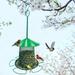 GURAN Humming Birds Feeders Hanging Birdcage Bird Feeders Feeding Rack Bird Feeders Metal Wind Chime Bird Feeder New Mdels Charming Charming Wind Chime Hummingbird Feeder for Yard Window Outdoor