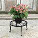 Quinlirra Clearance Metal Plant Stand for Flower Pot Heavy Duty Potted Holder Indoor Outdoor Metal Rustproof Iron Garden Container Round Supports Rack for Planter Bronze Pumpkin Stand Outdoor