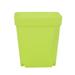 Nvzi 24 Pack Plastic Square Nursery Pots 3 Inch Plastic Plant Pots Flower Pot with Tray Saucer for Indoor Outdoor Garden Office Decorï¼ŒGreen
