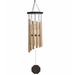 FC Design 35 Long Traditional Copper Wood Round Top Wind Chime Garden Patio Decoration