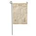 KDAGR Antique Palestine Old Treasure Map Sepia Engraved of on Vintage Garden Flag Decorative Flag House Banner 28x40 inch