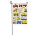 LADDKE Vehicle of Industrial Transportation Machine Construction Equipment Digger Garden Flag Decorative Flag House Banner 12x18 inch