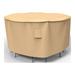 Budge L Tan Patio Bar Table/Chairs Cover StormBlockâ„¢ Savanna