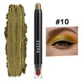 Don t Miss! Gomind Stick 1Pcs - Neutral and Brown Metallic Eye Shadow Stick Makeup - Creamy & Waterproof Eyeshadow Brightener Pencil for Smoky Luminous and Metallic Eye Makeup
