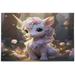 Coolnut Cute Unicorn Puzzle for Children Adult 1000 Piece Jigsaw Puzzles â€“ Thick Sturdy Wooden Puzzles for Educational Games Challenging Kids Teens Family Puzzle Game Home Decoration Decor Gifts