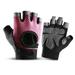 Workout Gloves Men Women Weight Lifting Gym Exercise Cycling Full Palm Protection Breathable Gloves(pink-black) M