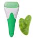 Ice Roller for Face Massage Jade Facial Tools for Reduce Puffiness Anti Wrinkle Relief Tighten Skin Face Icing Massager Facial Roller GiftGreen